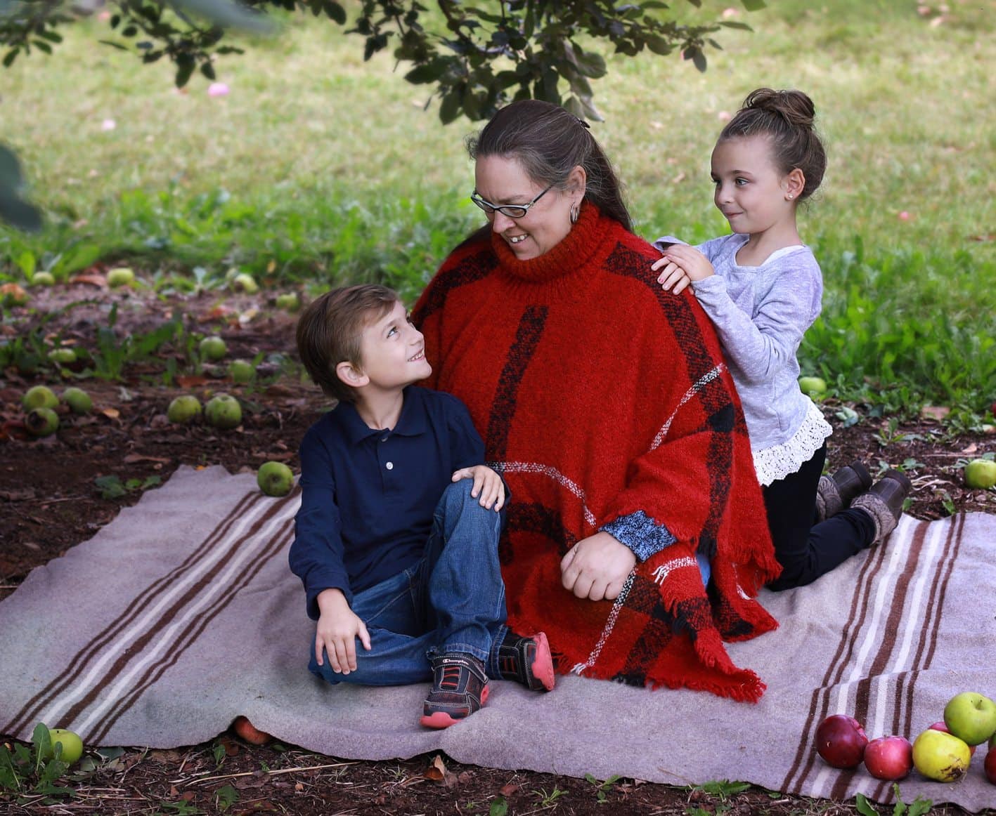 Central Maine Children's Photography -Apple Orchard Session