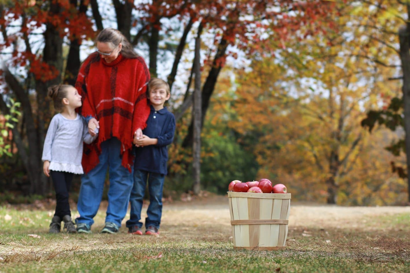 Central Maine Children's Photography -Apple Orchard Session