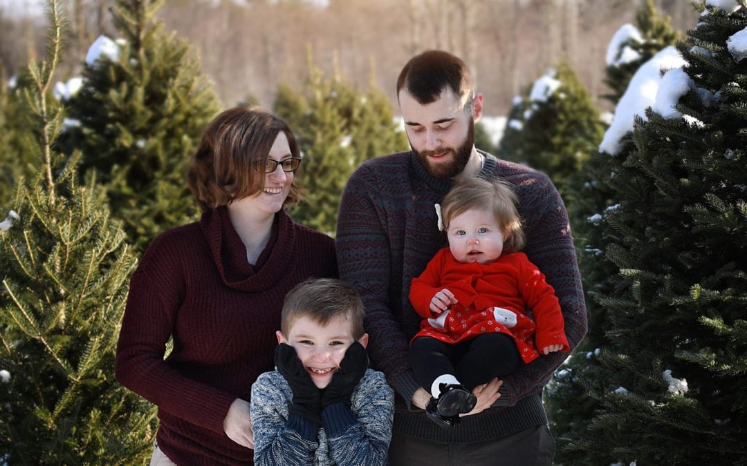 Christmas Tree Farm Photography in Maine