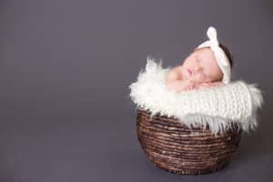 Baby girl, newborn, newborn headband