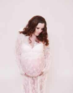 Maternity Photos, boudoir maternity, maternity gown