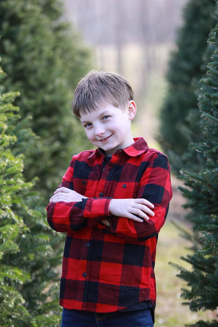 child christmas pictures in maine