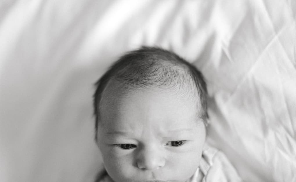 newborn baby in the hospital