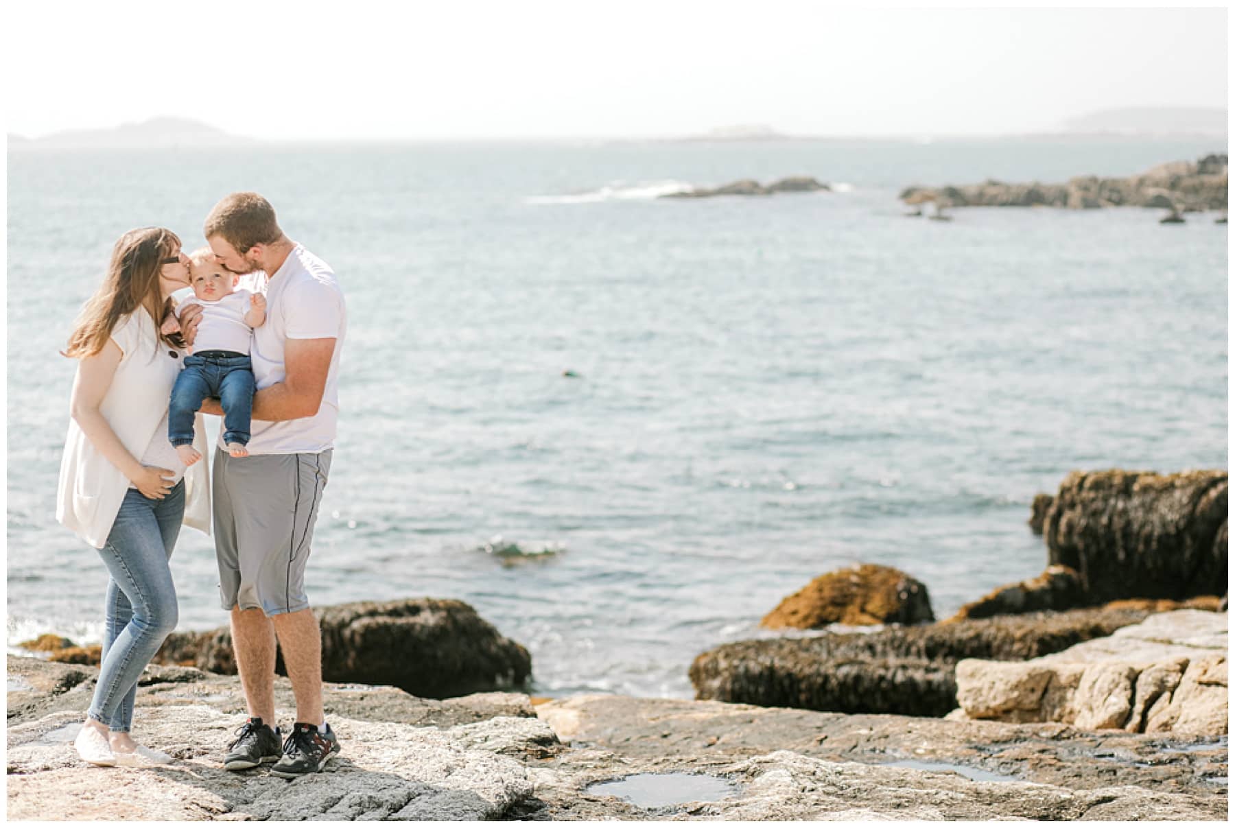 Maine Maternity Photographer, Ocean Point, Boothbay