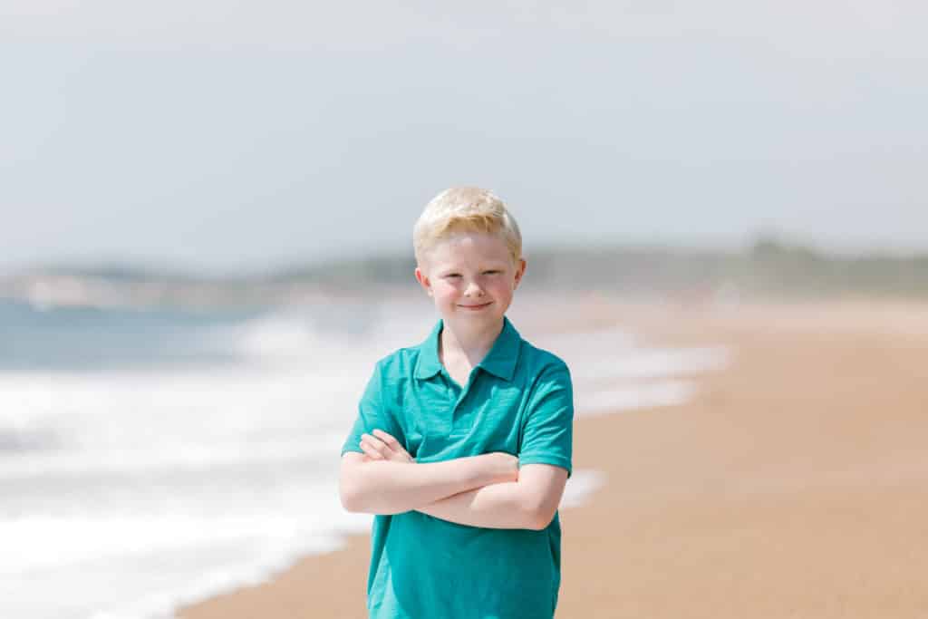 boy photo at the beach